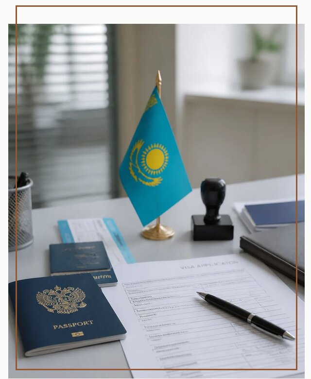 Оформление визы в Казахстан для поездки и работы в Усинске