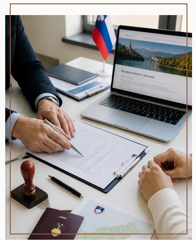 Оформление вида на жительство в Словении под ключ в Усинске