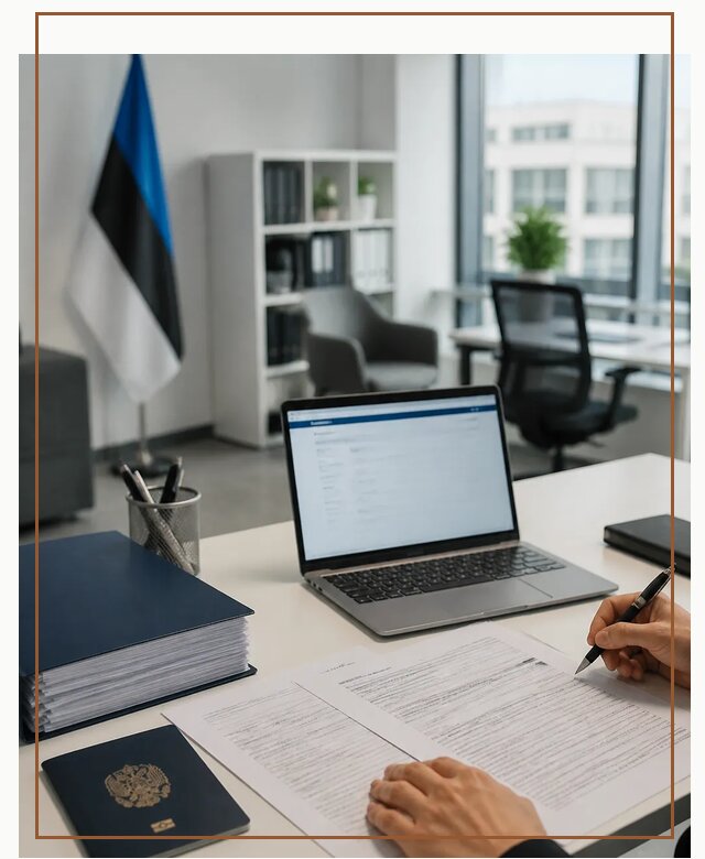 Оформление ВНЖ в Эстонии для переезда и легального проживания в Усинске