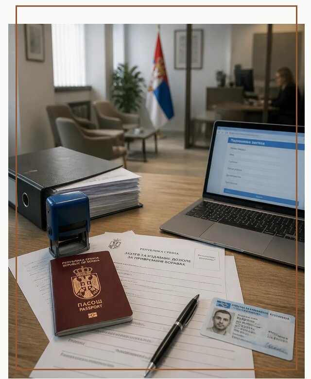 Оформление ПМЖ в Сербии для переезда в Усинске под ключ